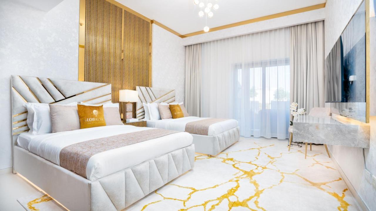 Exclusive Retreat Globalstay'S New 3Br Townhouse With Private Pool Dubai Exterior foto